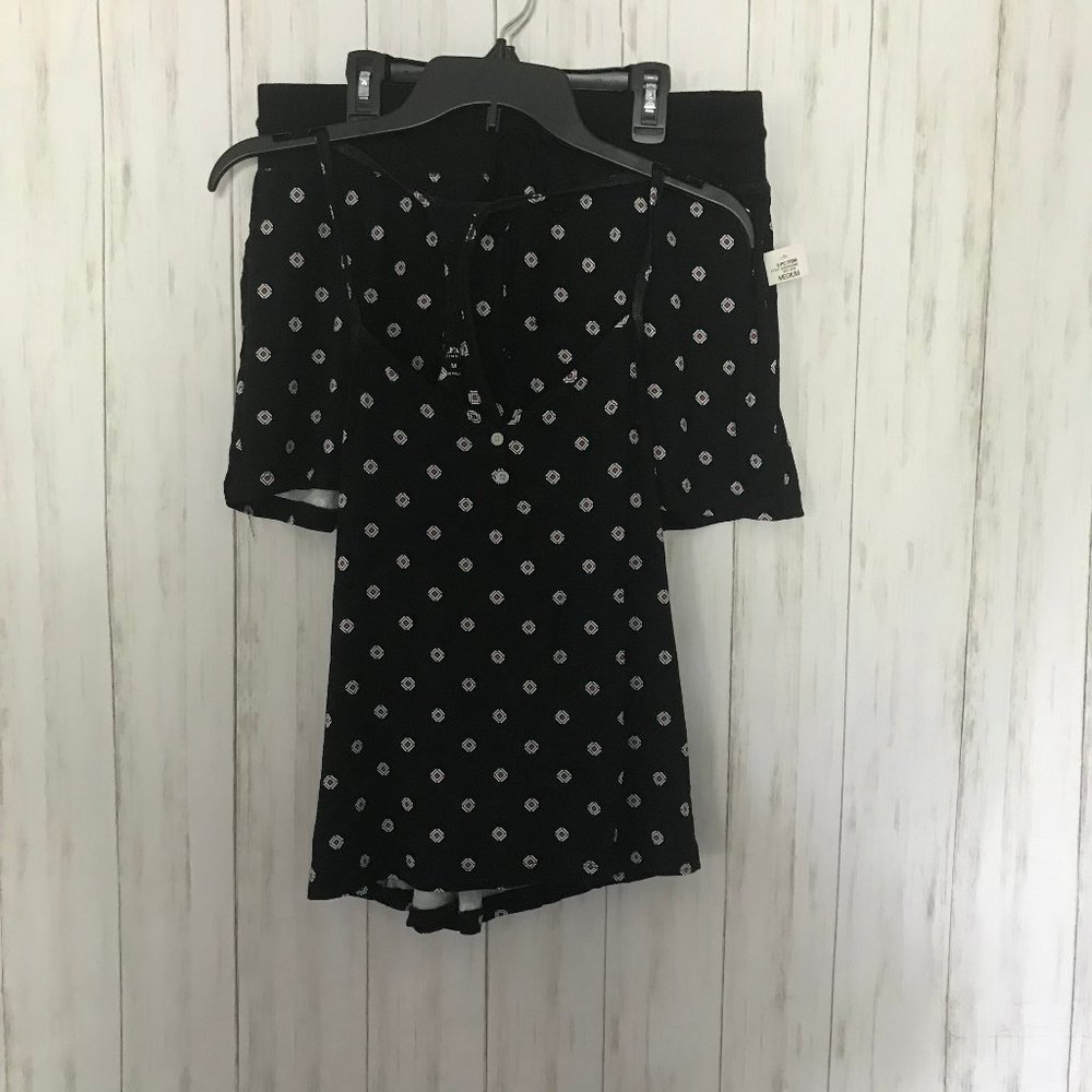 Ultra Soft Henley tank top pajama set -M